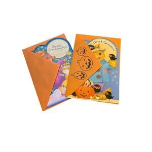 Pair of Vintage Halloween Cards